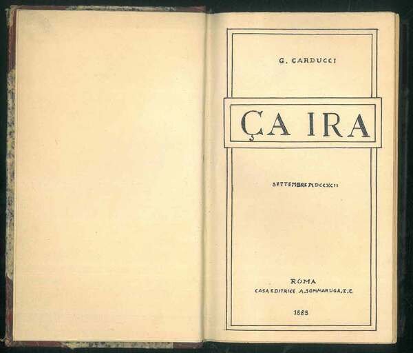 Ca ira. - Rime Nuove. (Ça ira )