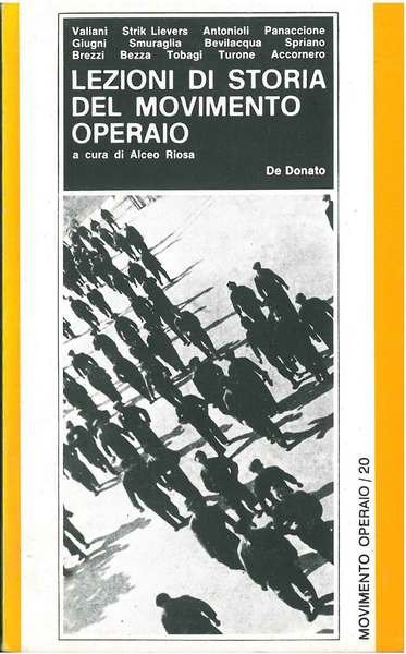 Lezioni di storia del movimento operaio. Corso per le "150" ore
