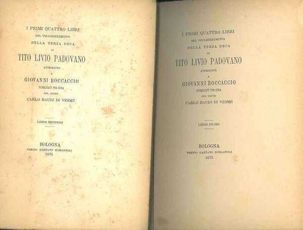 I primi quattro libri del volgarizzamento della terza deca di …