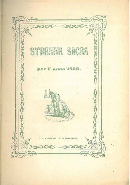 Strenna sacra per l'anno 1860