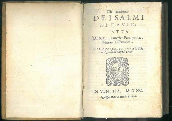 Dichiaratione dei Salmi di David.