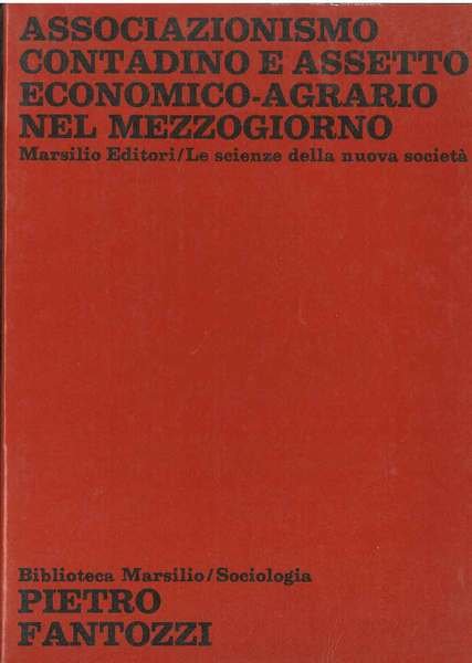Associazionismo contadino e assetto economico-agrario nel Mezzogiorno 1900-1910
