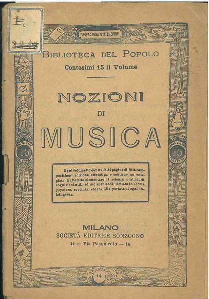 Nozioni di musica