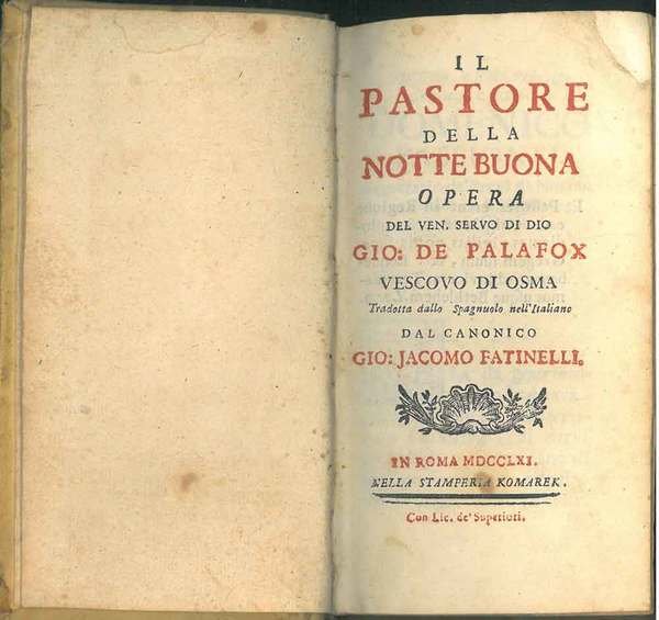 Il pastore della notte buona. Opera del ven. servo di …