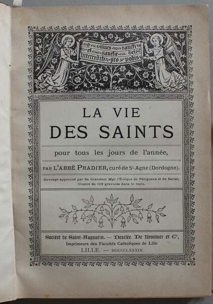 La vie des saints pour tous les jours de l'année