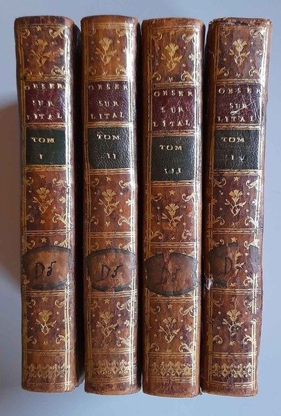 Observations sur l'Italie et sur les Italiens, données en 1764 …