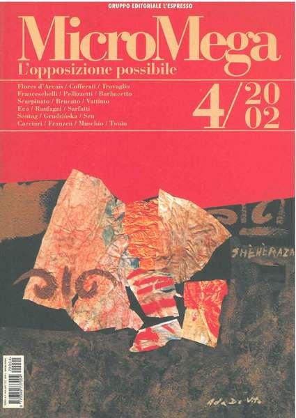 Micromega 4/2002. L'opposizione possibile
