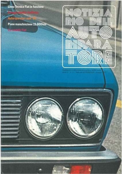 Notiziario dell autoriparatore, Anno V - n° 11 - Speciale …