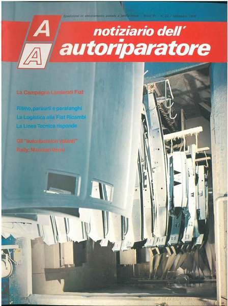 Notiziario dell autoriparatore, Anno VI - n° 22 - settembre …