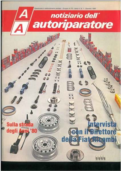 Notiziario dell autoriparatore, anno II, n° 1 - Gennaio 1980. …