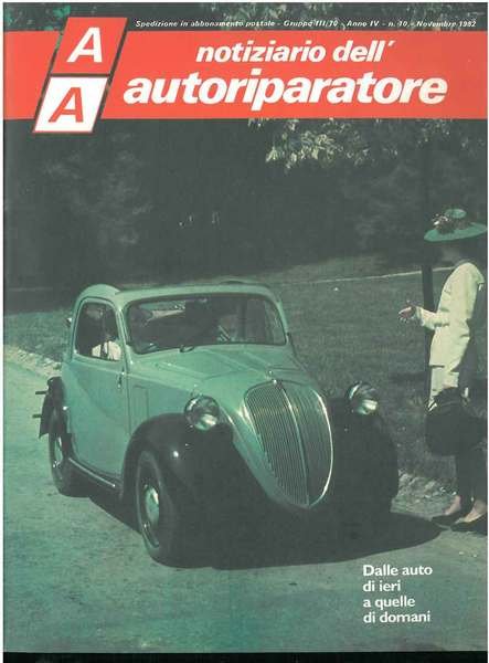 Notiziario dell autoriparatore, anno IV, n° 10 - novembre 1982, …