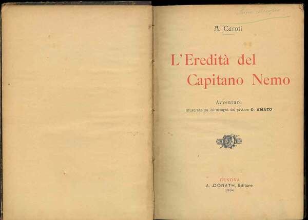 L'Eredità del Capitano Nemo. Avventure illustrate da 20 disegni del …