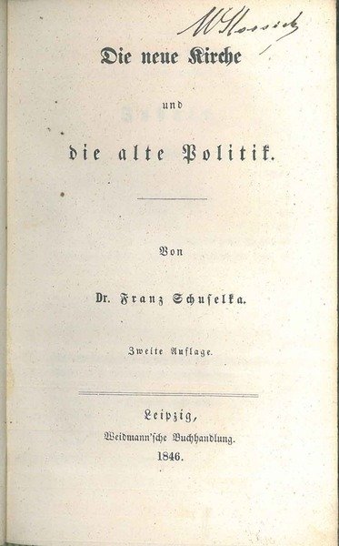 Die neue Kirche und die alte Politik