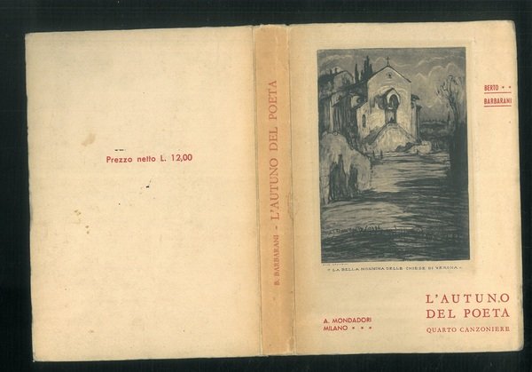 L' autuno del poeta. Quarto canzoniere (1923-1936) Copertina e illustrazione …