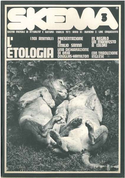 Skema mensile di attualità e cultura. Marzo 1972, Anno IV …