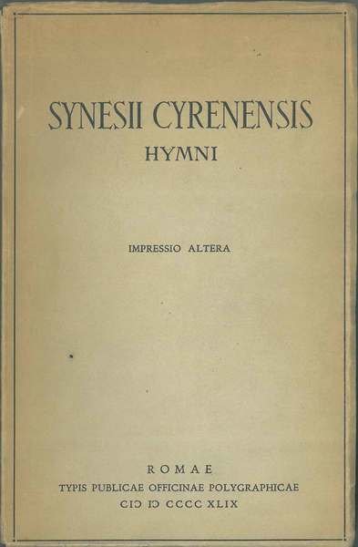 Synesii Cyrenensis Hymni