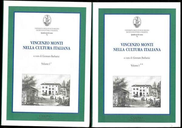 Vincenzo Monti nella cultura italiana.