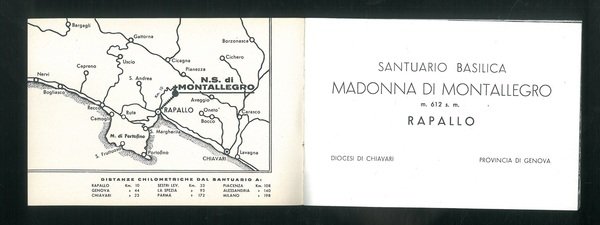 Santuario Basilica Madonna di Montallegro. m. 612 s.m. Rapallo