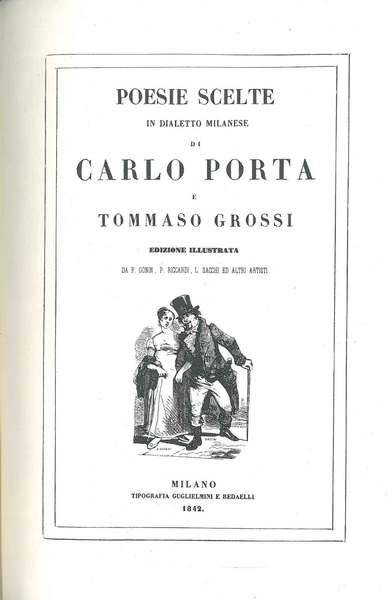 Poesie scelte in dialetto milanese di Carlo Porta e Tommaso …