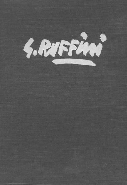 G. Ruffini. Testimonianza di G. Scudellari