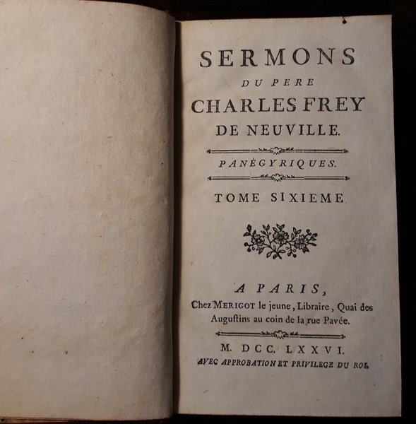 Sermons du Pere Charles Frey de Neuville. Panegiriques