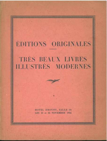 Editions originales. Très beaux livres illustrés modernes