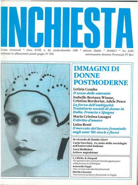 Immagini di donne postmoderne in Inchiesta n. 82, 1988 direttore …