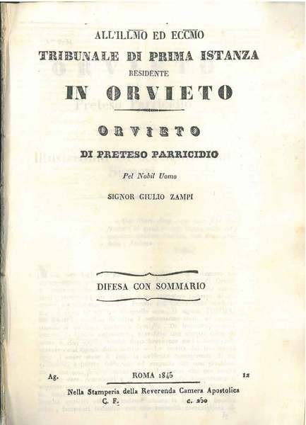All' illmo ed eccmo tribunale di prima istanza residente in …
