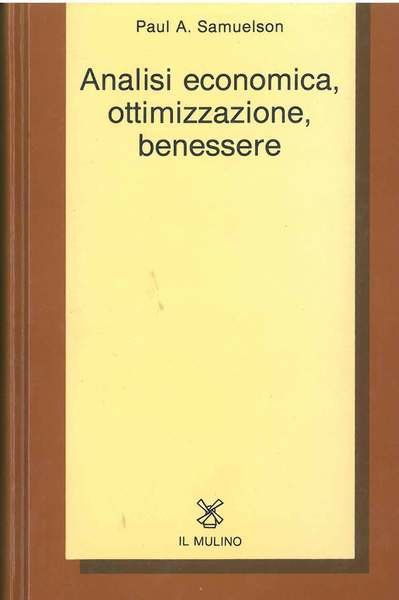 Analisi economica, ottimizzazione, benessere