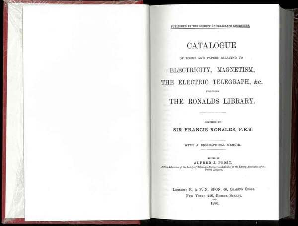 Catalogue of books and papers relating to electricity, magnetism, the … | Immagine Gallery 1