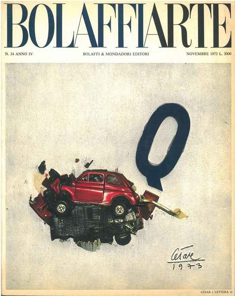 Bolaffiarte n. 34. G. César, "Lettera Q". Riproduzione fotolitografica (a …