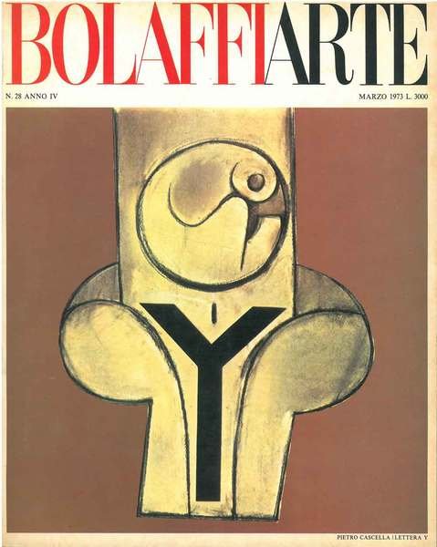 Bolaffiarte n. 28. P. Cascella, "La lettera Y". Riproduzione fotolitografica …
