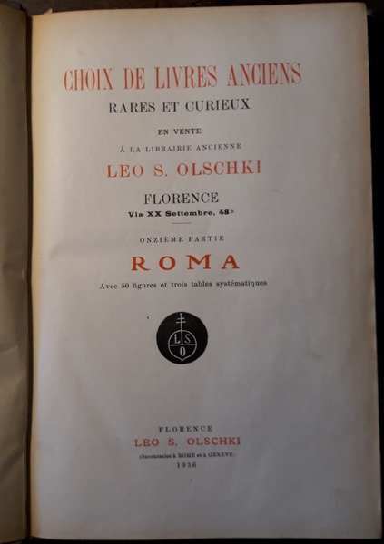Choix de Livres Anciens Rares et Curieux en vente à …