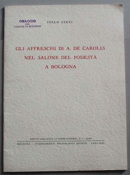 Gli affreschi di A. De Carolis nel salone del Podestà …