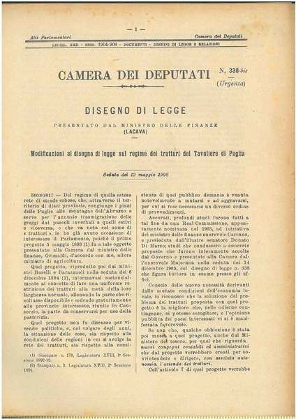 Disegno di legge: n. 338 e 338 bis sul regime …