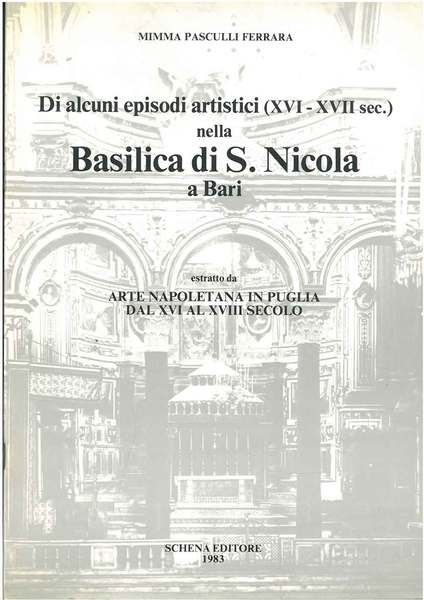 Di alcuni episodi artistici (XVI-XVII sec.) nella Basilica di S. …