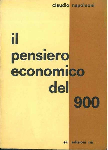 Il pensiero economico del 900