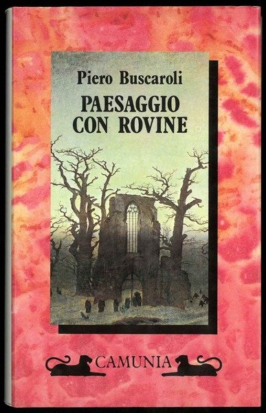 Paesaggio con rovine.