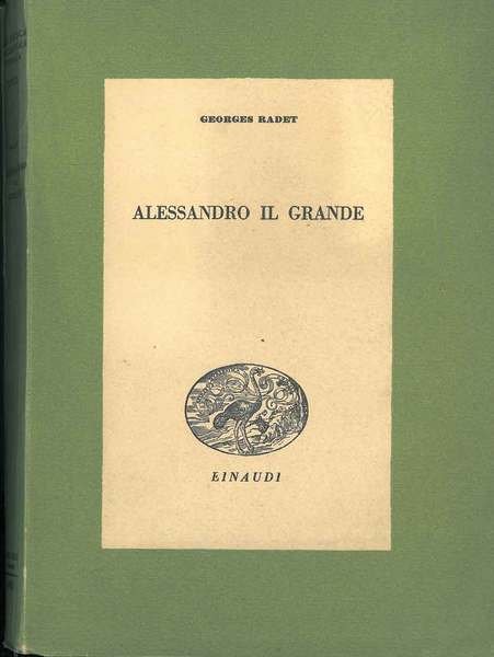 Alessandro il Grande Traduzione di M. Mazziotti