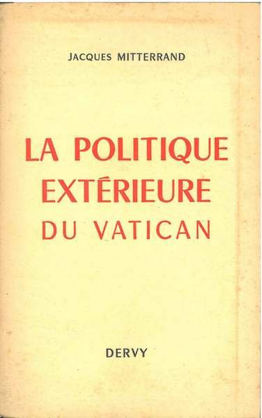 La politique extérieure du Vatican