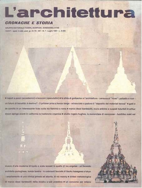 L' architettura. Cronache e storia. N. 381, anno XXXIII, luglio …