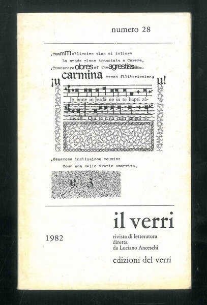 Il Verri : rivista di letteratura diretta da Luciano Anceschi, …
