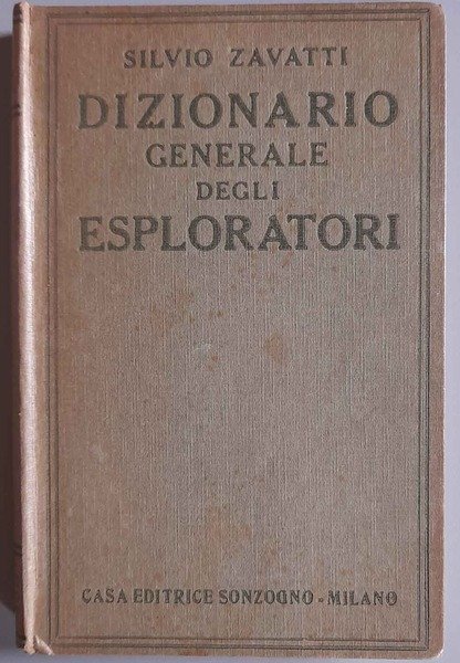 Dizionario generale degli esploratori