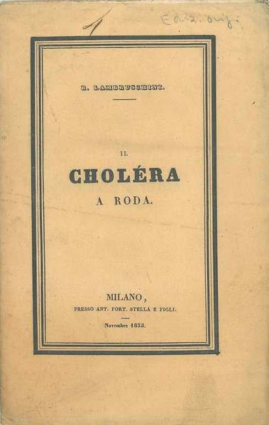 Il cholera a Roda, racconto istruttivo di Raffaele Lambruschini