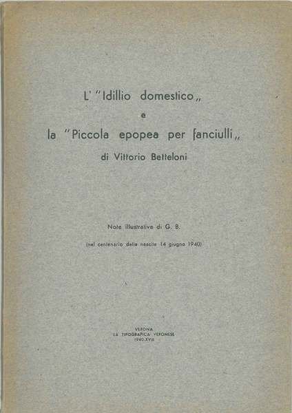 L' "idillio domestico" e la "Piccola epopea per fanciulli" di …