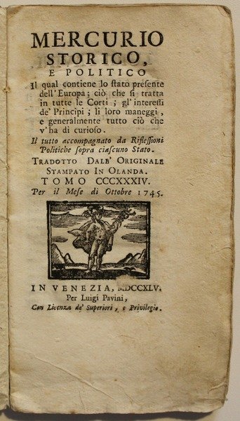 Mercurio storico e politico in qual contiene lo stato presente …