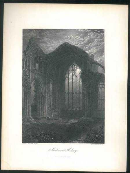 Melrose Abbey.