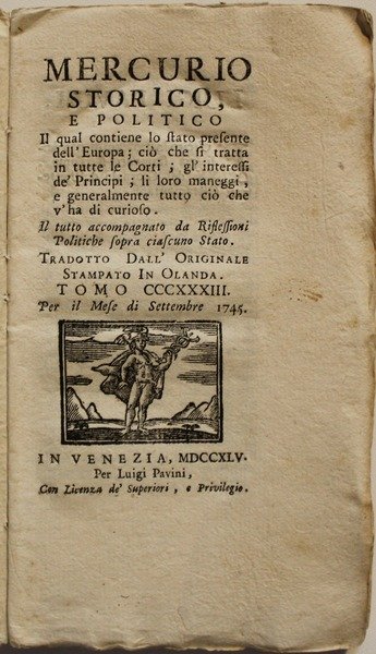 Mercurio storico e politico in qual contiene lo stato presente …