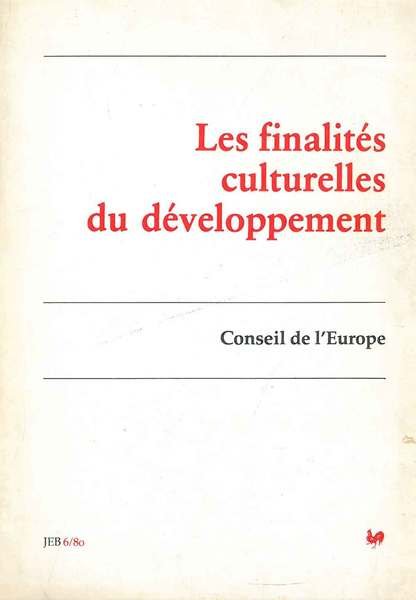 Les finalités culturelles du développement