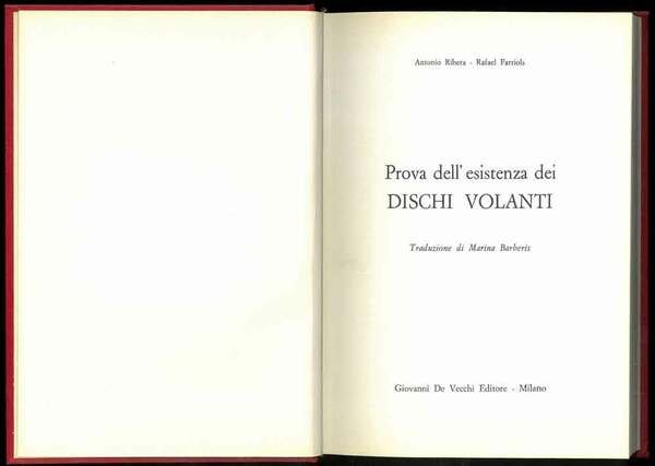 Prova dell'esistenza dei Dischi volanti. Traduzione di Marina Barberis.